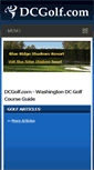 Mobile Screenshot of dcgolf.com