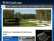 Tablet Screenshot of dcgolf.com